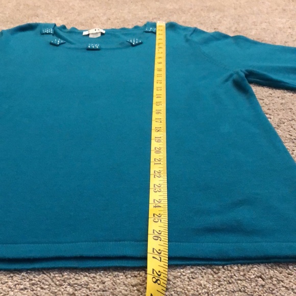 Carroll Reed Long Sleeve Turquoise - Picture 6 of 9